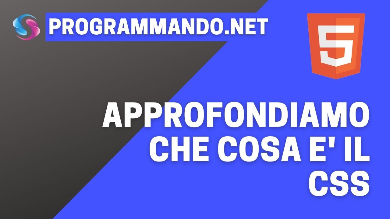 Che cos’è CSS?