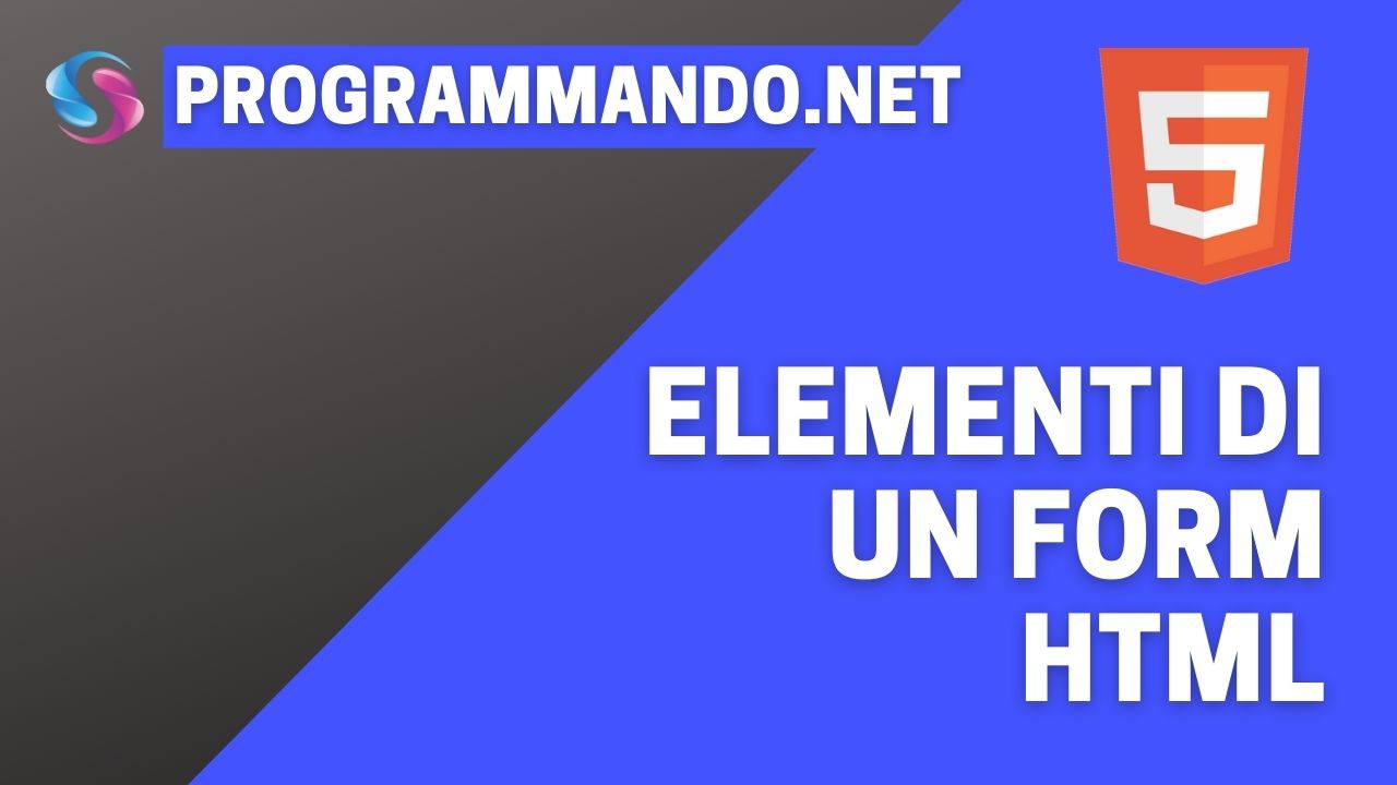 Elementi di un form HTML