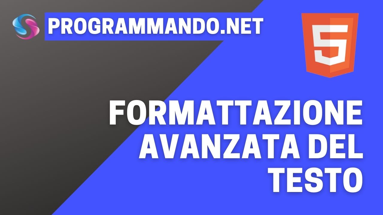 Formattazione avanzata del testo in HTML