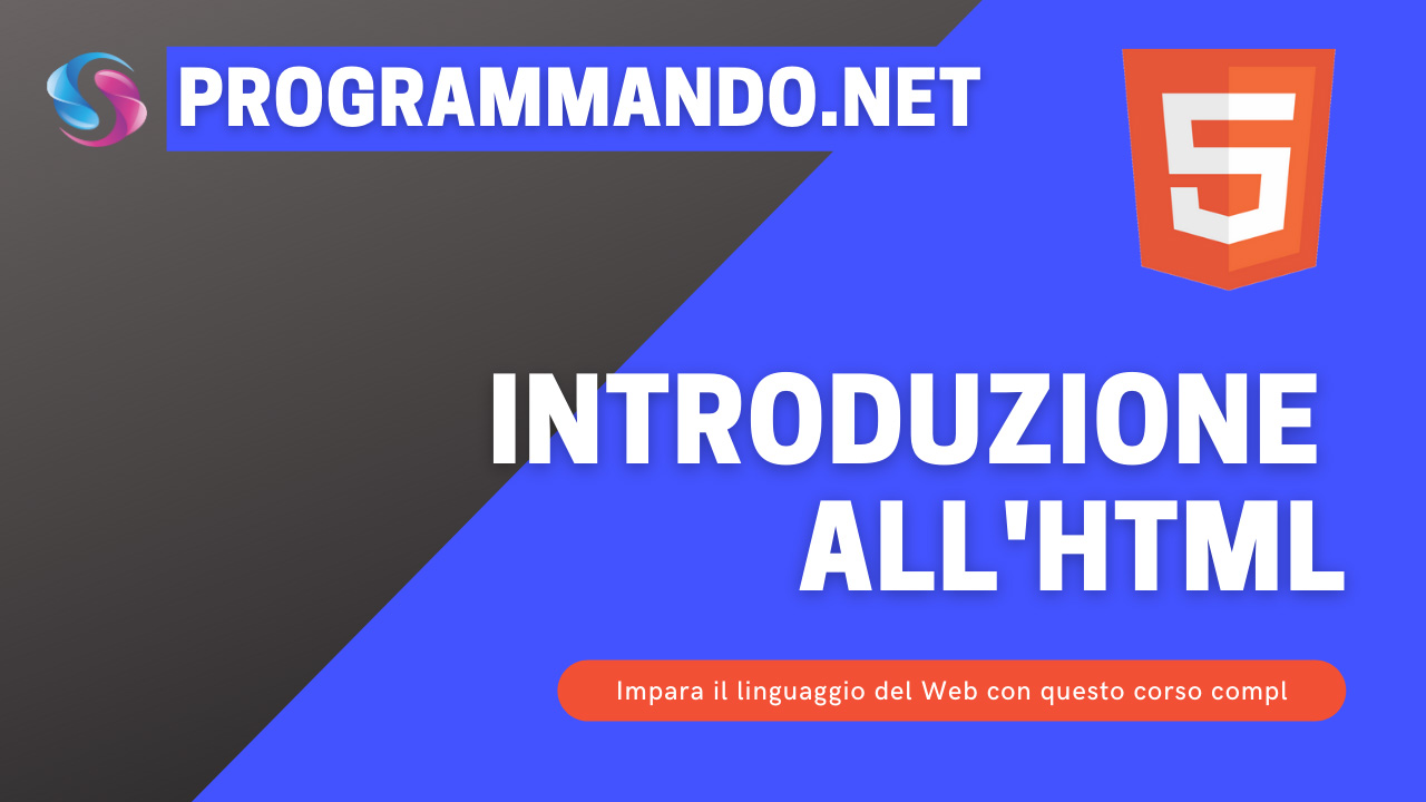 Introduzione all’HTML