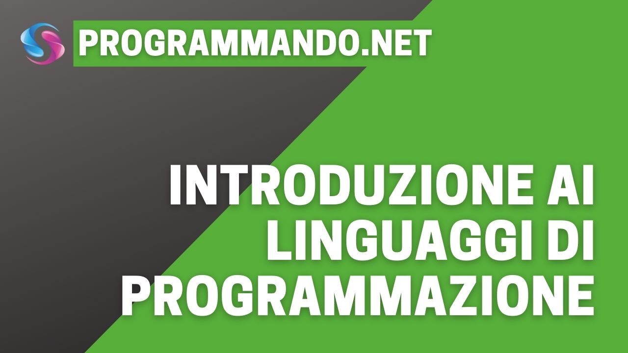 Introduzione ai linguaggi di programmazione