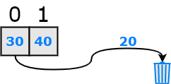 Rimozione di una valore da un array